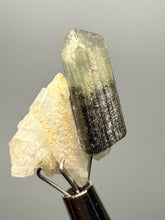 Load image into Gallery viewer, Green Cap Stak Nala Tourmaline with Cleavelandite – Haramosh Mountains, Pakistan | Thumbnail Specimen
