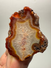 Load image into Gallery viewer, Polished Malawi Agate Half – High-Grade African Banded Agate Display Specimen
