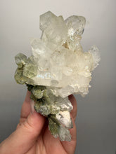 Load image into Gallery viewer, Chlorite-Included Quartz Cluster (Green Phantom Quartz) – Pakistan Mineral Specimen

