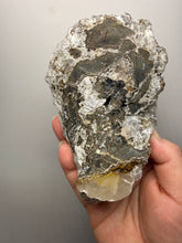 Load image into Gallery viewer, LARGE Silvery Bladed “Rose” Calcite Cluster – Yaogangxian Mine, Hunan, China
