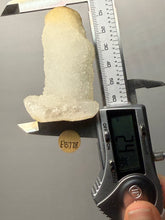 Load image into Gallery viewer, High-Grade “Dream Cloud” Druzy Chalcedony Stalactite — Maharashtra, India (Collector Display Specimen)
