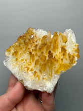 Load image into Gallery viewer, Golden Iron-Stained Himalayan Quartz Cluster | Pakistan | Collector Display Specimen
