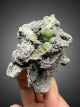 Load image into Gallery viewer, High-Grade Green Wavellite Collectors Specimen - Radiating Botryoidal Crystal Formation - Arkansas, USA
