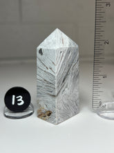 Load image into Gallery viewer, White Pseudomorph Agate after Anhydrite Obelisk Tower from Mexico
