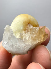 Load image into Gallery viewer, Rare Botryoidal Yellow Fluorite on Quartz Matrix  Collector Mineral Specimen – Maharashtra, India
