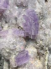 Load image into Gallery viewer, Purple Apatite on Matrix Collector Mineral Specimen from Paprok, Afghanistan
