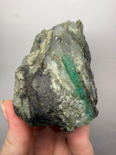 Load image into Gallery viewer, Emerald Variety Green Beryl on Matrix | Northern Bahia, Brazil | Collector Mineral Display Specimen
