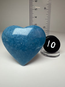 Blue Trolleite from Brazil • Heart