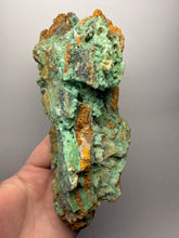Load image into Gallery viewer, 8” Druzy Mint Green Smithsonite Cluster — Indonesia | Collector Mineral Specimen
