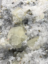 Load image into Gallery viewer, 3.8” New Find: Huanzala Mine Peru Sphalerite + Chalcopyrite + Apatite + Calcite + Quartz | Collector Display Specimen
