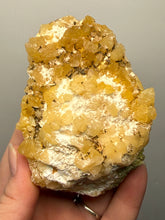 Load image into Gallery viewer, High-Grade Green Heulandite on Peach Stilbite Crystal Cluster | Deccan Traps, Maharashtra, India | Collector Mineral Specimen

