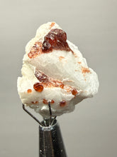 Load image into Gallery viewer, High-Grade Naturally Faceted Red Spessartine Garnet on Matrix — Skardu, Pakistan
