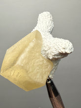 Load image into Gallery viewer, Rare Druzy Golden “Diamond” Calcite on Zeolite Matrix — Maharashtra, India | Collector Cabinet Specimen

