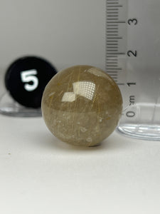 Golden Rutile Quartz (AKA Golden Angel Hair Quartz) Sphere