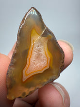 Load image into Gallery viewer, Polished Malawi Agate Half – African Banded Agate Display Specimen
