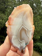 Load image into Gallery viewer, Rare Moroccan White Agate w Incredible Parallax Collected by Indigenous Nomads | Ancient Beauty from the Sahara
