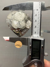 Load image into Gallery viewer, Lustrous Apophyllite over Red Heulandite (Zeolite Pocket) — Deccan Traps, Maharashtra, India
