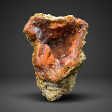 Load image into Gallery viewer, “Goblin Chalcedony” Pink &amp; Orange Druzy Botryoidal Stalactites — Tichka Massif, High Atlas, Morocco
