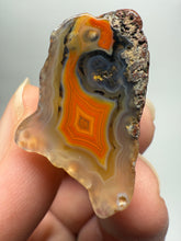 Load image into Gallery viewer, Polished Malawi Agate Half – High-Grade African Banded Agate Display Specimen
