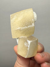 Load image into Gallery viewer, Rare Druzy Golden “Diamond” Calcite on Zeolite Matrix — Maharashtra, India | Collector Cabinet Specimen
