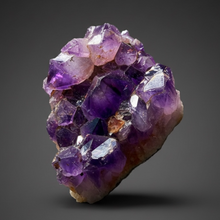 Load image into Gallery viewer, Premium Hematite-Phantom Deep Magenta Ametrine Cluster | Deccan Traps, India | Collector Mineral Specimen
