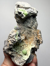 Load image into Gallery viewer, High-Grade Green Wavellite Collectors Specimen - Radiating Botryoidal Crystal Formation - Arkansas, USA
