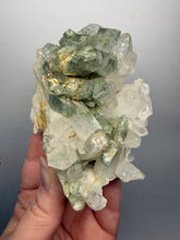 Load image into Gallery viewer, Chlorite-Included Quartz Cluster (Green Phantom Quartz) – Pakistan Mineral Specimen
