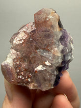 Load image into Gallery viewer, Premium Hematite-Phantom Deep Magenta Ametrine Cluster | Deccan Traps, India | Collector Mineral Specimen
