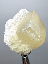 Load image into Gallery viewer, Rare Druzy Golden “Diamond” Calcite on Zeolite Matrix — Maharashtra, India | Collector Cabinet Specimen
