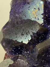 Load image into Gallery viewer, High-Grade “Tanzanite” Fluorite Cluster — Quan Zhou, Yongchun County, Fujian, China | Collector Mineral Specimen
