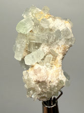 Load image into Gallery viewer, Light Mint Green Tourmaline on Matrix– Pegmatite Mineral Specimen from Pakistan
