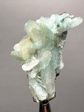 Load image into Gallery viewer, Luminous Mint Apophyllite with Glittering Druzy Sugar Quartz – India
