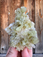 Load image into Gallery viewer, Green Heulandite Cluster • Maharashtra, India
