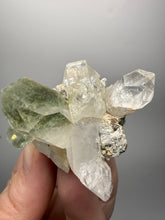 Load image into Gallery viewer, Chlorite-Included Quartz Cluster (Green Phantom Quartz) | Pakistan Mineral Specimen
