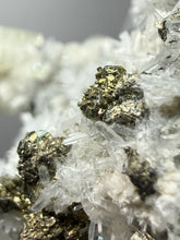 Load image into Gallery viewer, 2.7” New Find: Huanzala Mine Peru Sphalerite + Chalcopyrite + Apatite + Calcite + Quartz | Collector Display Specimen
