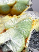 Load image into Gallery viewer, High-Grade Green Wavellite Collectors Specimen - Radiating Botryoidal Crystal Formation - Arkansas, USA
