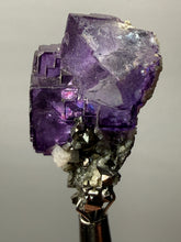Load image into Gallery viewer, Cubic Fluorite Crystal Thumbnail Specimen | Chashan Mine, Chenzhou, Hunan, China | Collector Mineral Display
