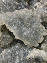 Load image into Gallery viewer, BIG Druzy Chalcedony Stalactite with Druzy Clear Apophyllite | Maharashtra, India
