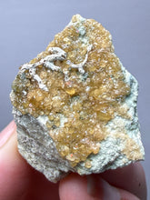 Load image into Gallery viewer, Hessonite Garnet Cluster on Matrix – Natural Collector Specimen from Pakistan | High-Grade Orange-Red Garnet Crystals
