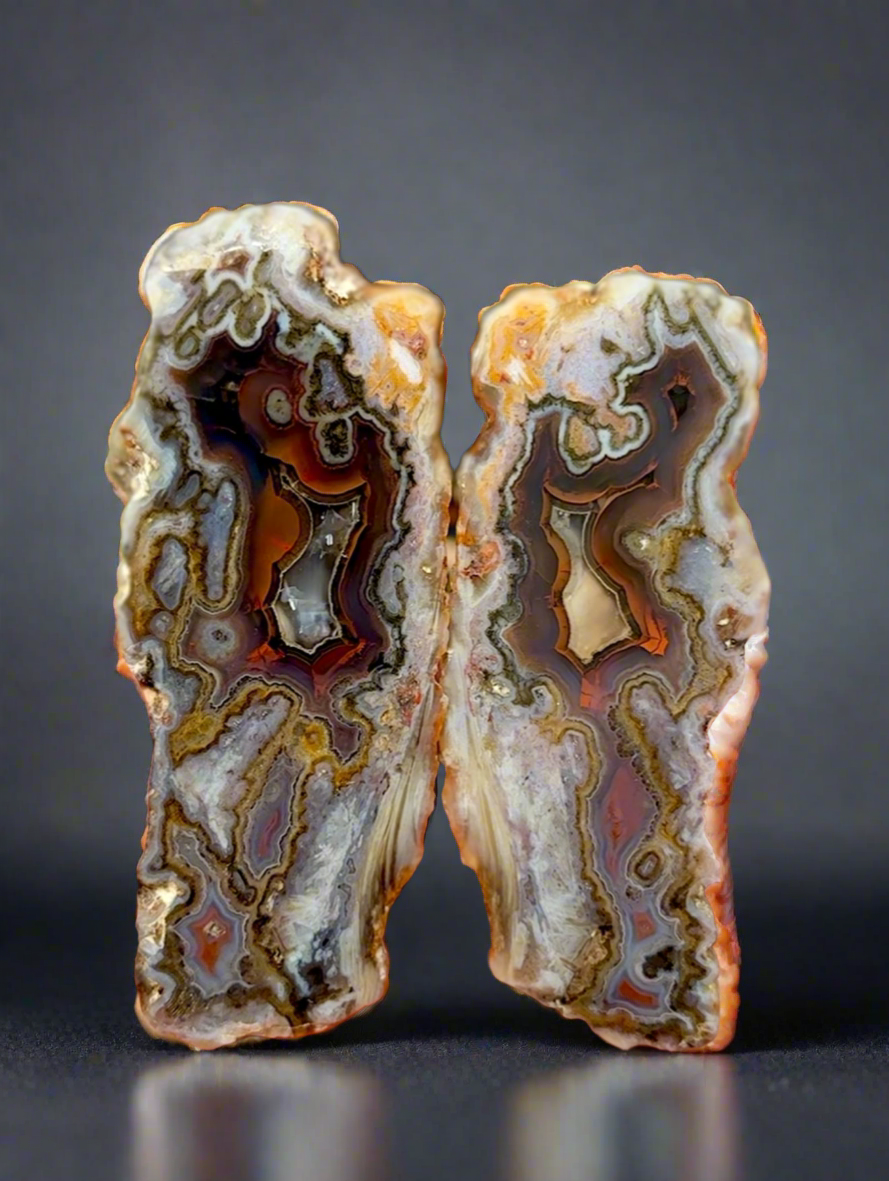 Museum Grade Turkish Agate Pair • Turkey • POLISHED