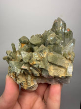 Load image into Gallery viewer, Chlorite-Included Quartz Cluster (Green Phantom Quartz) – Pakistan Mineral Specimen
