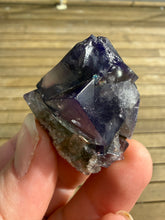 Load image into Gallery viewer, Rare Tenebrescent Color-Changing Cubic Fluorite | Hidden Forest Pocket — Diana Maria Mine, Frosterley, Weardale, County Durham, England
