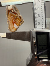 Load image into Gallery viewer, High-Grade Indonesian Sumatra Agate Pair – Vibrant Banded Chalcedony with Rich Color Zoning | Ethical Lapidary &amp; Collector Display Specimens
