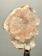 Load image into Gallery viewer, Pink &amp; Orange Druzy Quartz Flower Plate on Matrix— Tichka Massif, High Atlas, Morocco
