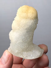 Load image into Gallery viewer, High-Grade “Dream Cloud” Druzy Chalcedony Stalactite — Maharashtra, India (Collector Display Specimen)
