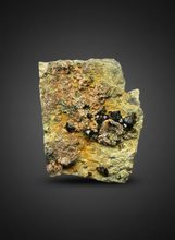 Load image into Gallery viewer, Gemmy Green Garnet on Matrix – Pakistan Collector Specimen
