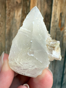 Scalenohedral Calcite + Pearl Heulandite • Maharashtra, India