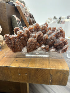 Red Daye Tower Calcite Cluster • Hubei Daye, China