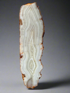 Rare Moroccan White Parallax Agate Collected by Indigenous Nomads | Ancient Beauty from the Sahara