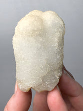 Load image into Gallery viewer, High-Grade “Dream Cloud” Druzy Chalcedony Stalactite — Maharashtra, India (Collector Display Specimen)
